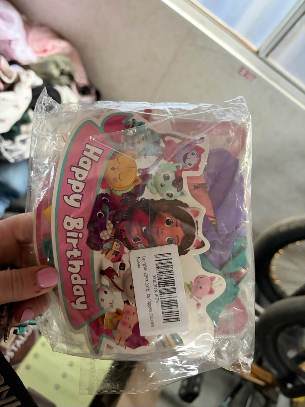 Gabbys doll house birthday/ cake decoration set